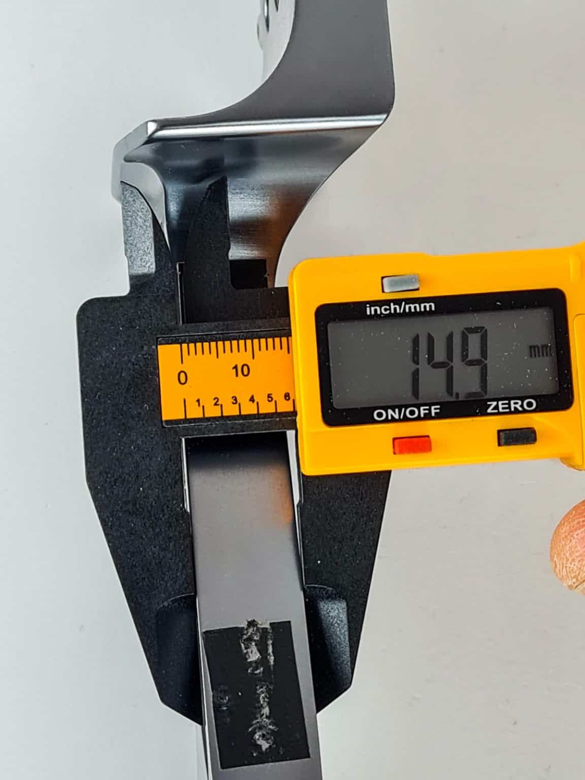 Measuring your riser's grip interface for verification Custom Bow