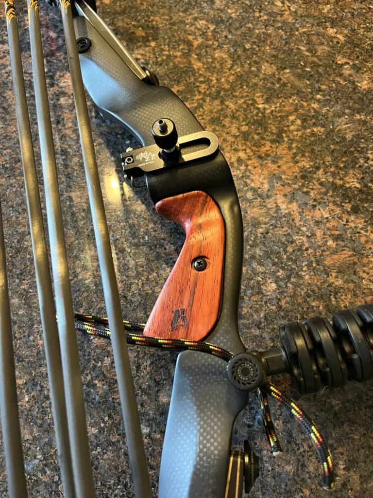 A Padauk Master on a Black wolf